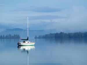 Peaceful Boat on Lake - Spiritual Blogs - Motivational Minutes - Mark 829